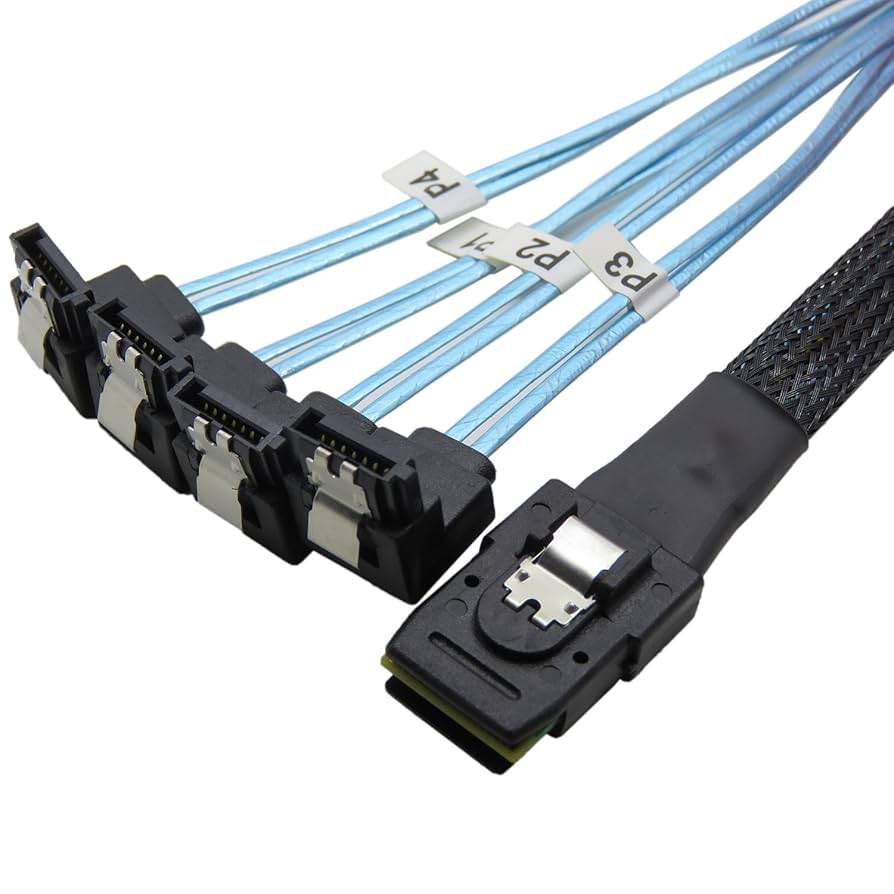 Amazon.co.jp: CableDeconn Mini SAS ケーブル 36ピン SFF-8087